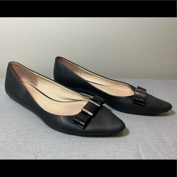 Coach Wilma Saffiano Leather Pointy Flats - Picture 3 of 11